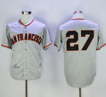 San Francisco Giants grey Throwback jersey