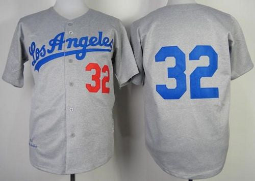 Los Angeles Dodgers gray Throwback jersey