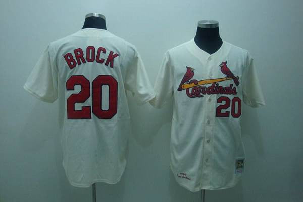 St. Louis Cardinals cream Throwback jersey