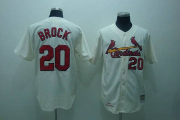 St. Louis Cardinals cream Throwback jersey