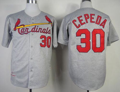 St. Louis Cardinals grey Throwback jersey