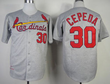 St. Louis Cardinals grey Throwback jersey