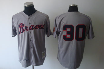 Atlanta Braves grey jersey