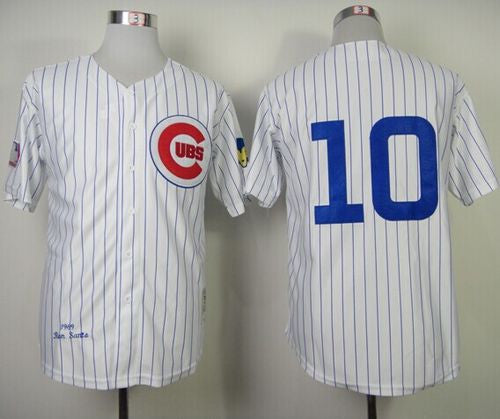 Chicago Cubs white Throwback jersey