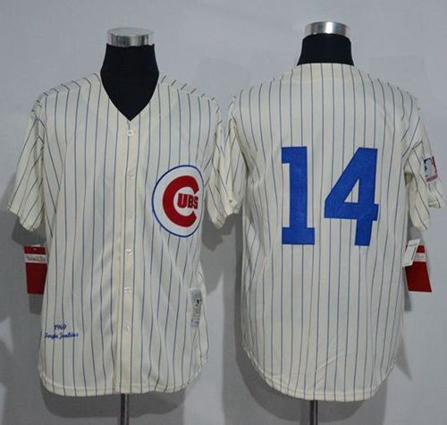 Chicago Cubs cream Throwback jersey