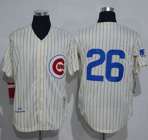 Chicago Cubs cream Throwback jersey