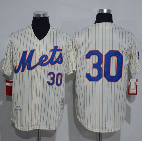 New York Mets cream Throwback jersey