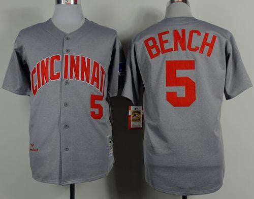 Cincinnati Reds grey Throwback jersey