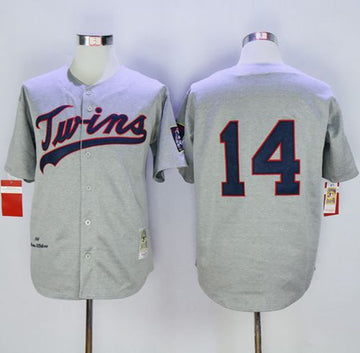 Minnesota Twins grey Throwback jersey