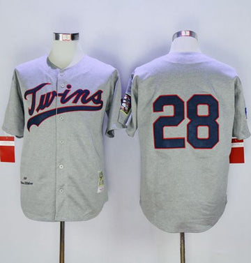 Minnesota Twins grey Throwback jersey