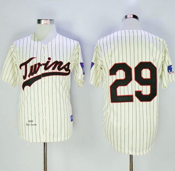 Minnesota Twins cream Throwback jersey