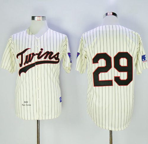 Minnesota Twins cream Throwback jersey