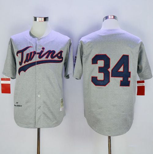 Minnesota Twins grey Throwback jersey