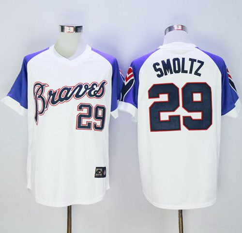 Atlanta Braves white Throwback jersey