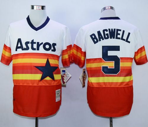 Houston Astros white Throwback jersey