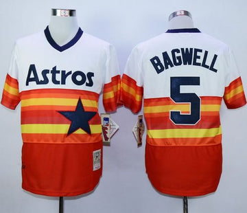 Houston Astros white Throwback jersey