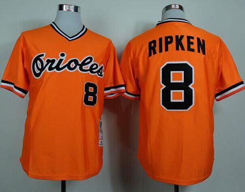 Baltimore Orioles orange Throwback jersey