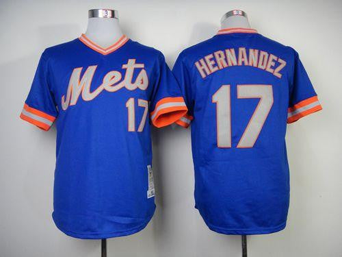 New York Mets blue Throwback jersey