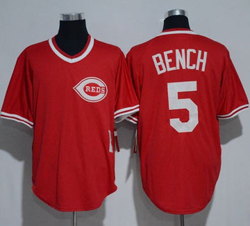 Cincinnati Reds red Throwback jersey