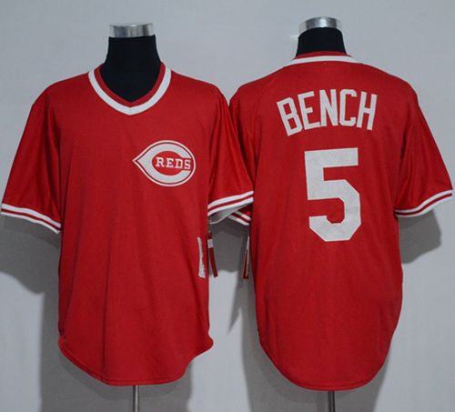 Cincinnati Reds red Throwback jersey