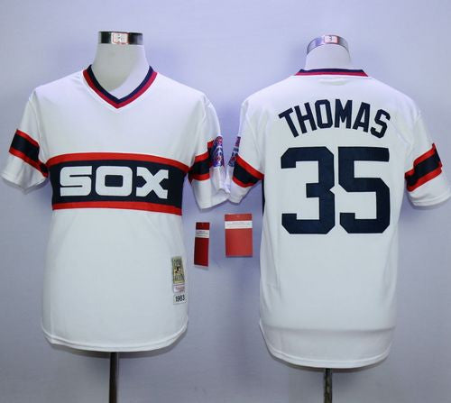 Chicago White Sox white Throwback jersey