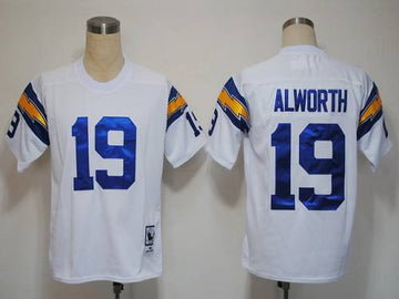 Los Angeles Chargers white jersey