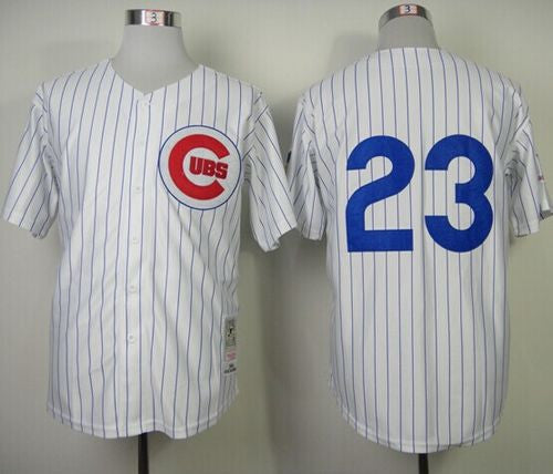 Chicago Cubs white Throwback jersey