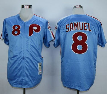 Philadelphia Phillies blue Throwback jersey