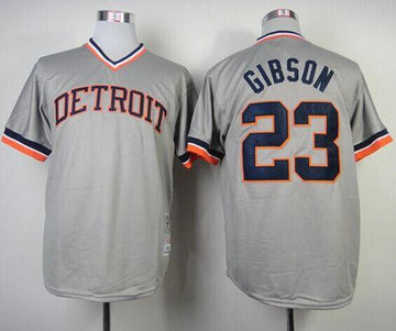 Detroit Tigers grey Throwback jersey