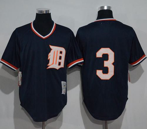 Detroit Tigers blue Throwback jersey