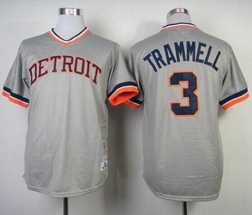 Detroit Tigers grey Throwback jersey
