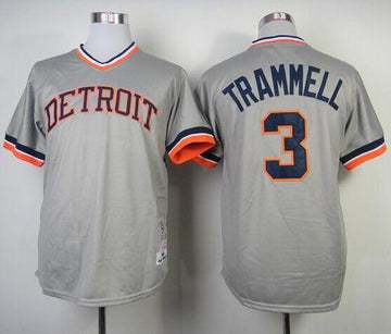 Detroit Tigers grey Throwback jersey
