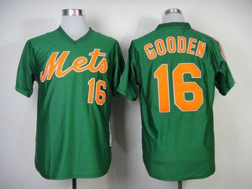 New York Mets green Throwback jersey