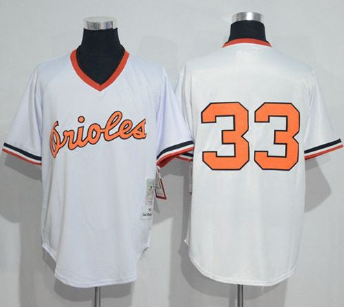 Baltimore Orioles white Throwback jersey