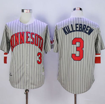 Minnesota Twins grey Throwback jersey
