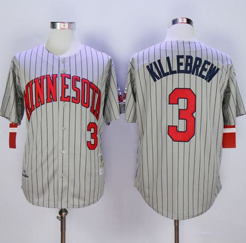 Minnesota Twins grey Throwback jersey