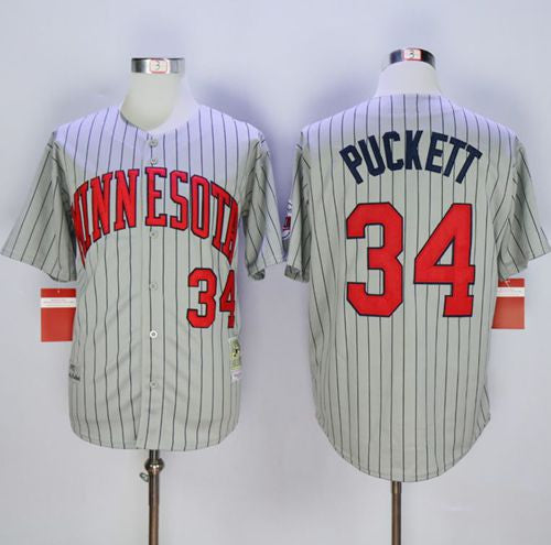 Minnesota Twins grey Throwback jersey