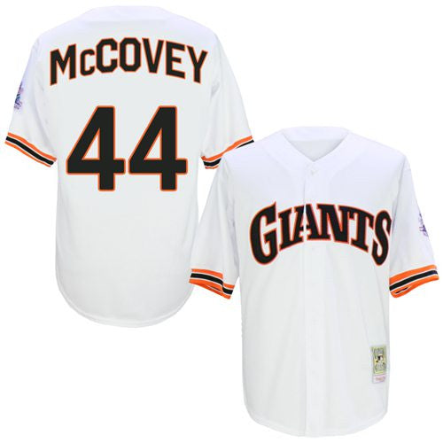 Willie McCovey San Francisco Giants white jersey