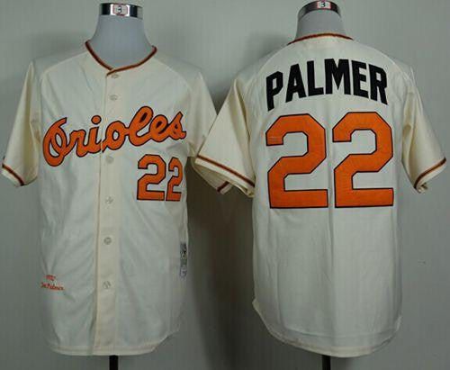 Baltimore Orioles cream Throwback jersey