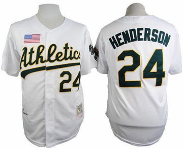 Oakland Athletics white Throwback jersey
