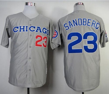 Chicago Cubs grey Throwback jersey