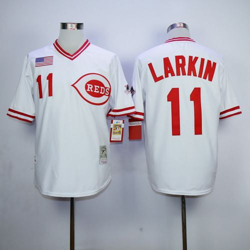 Cincinnati Reds white Throwback jersey
