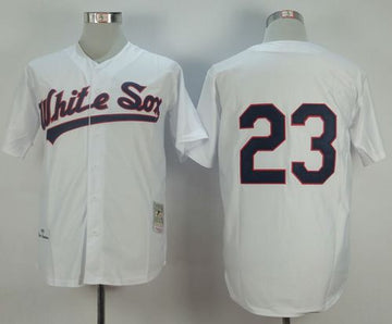Chicago White Sox white Throwback jersey