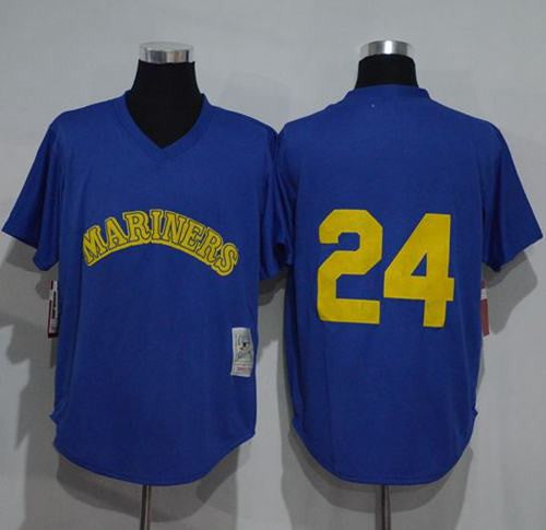 Seattle Mariners blue Throwback jersey