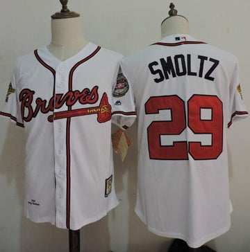 Atlanta Braves white Throwback jersey