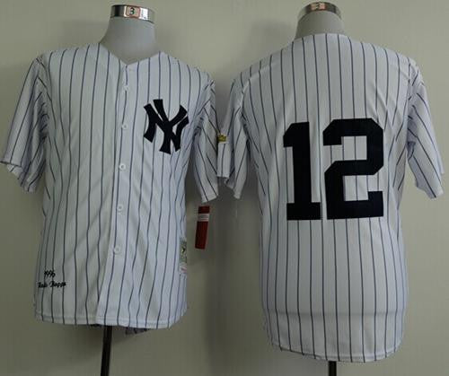 New York Yankees white Throwback jersey