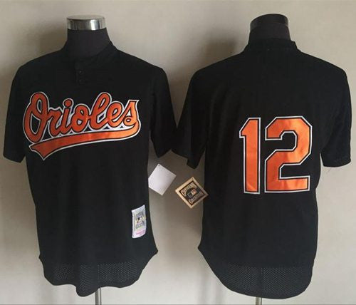 Baltimore Orioles black Throwback jersey