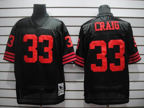 Roger Craig San Francisco 49ers black Throwback jersey