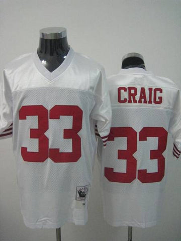 Roger Craig San Francisco 49ers white jersey