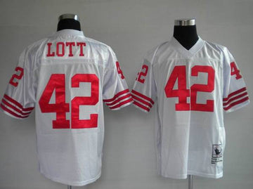 Ronnie Lott San Francisco 49ers white jersey